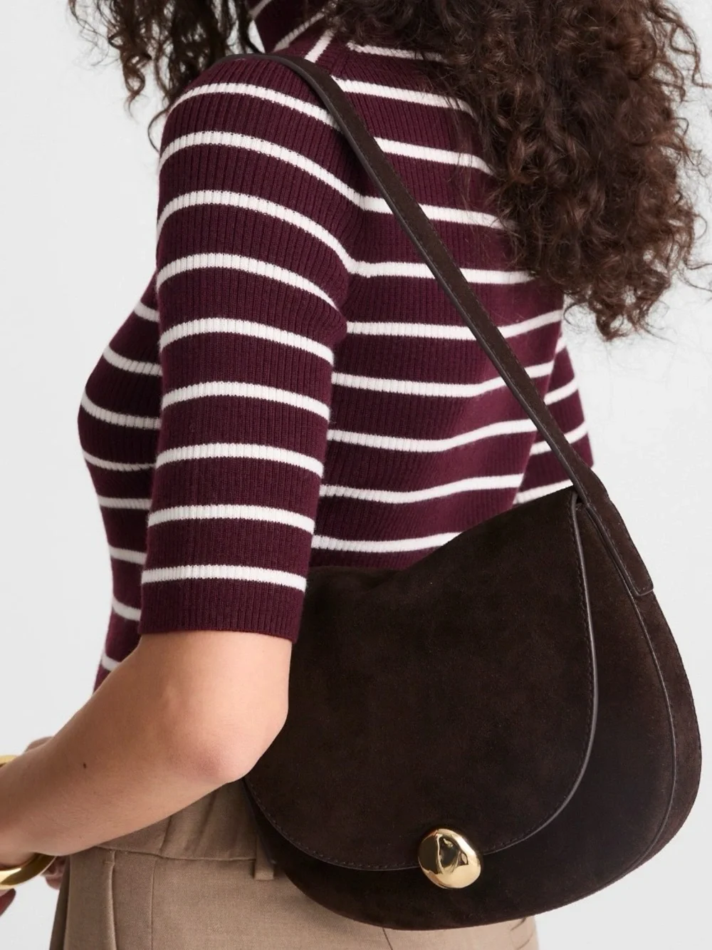 NWT-MADEWELL DAKOTA SHOULDER SADDLE SUEDE BAG-100% LEATHER